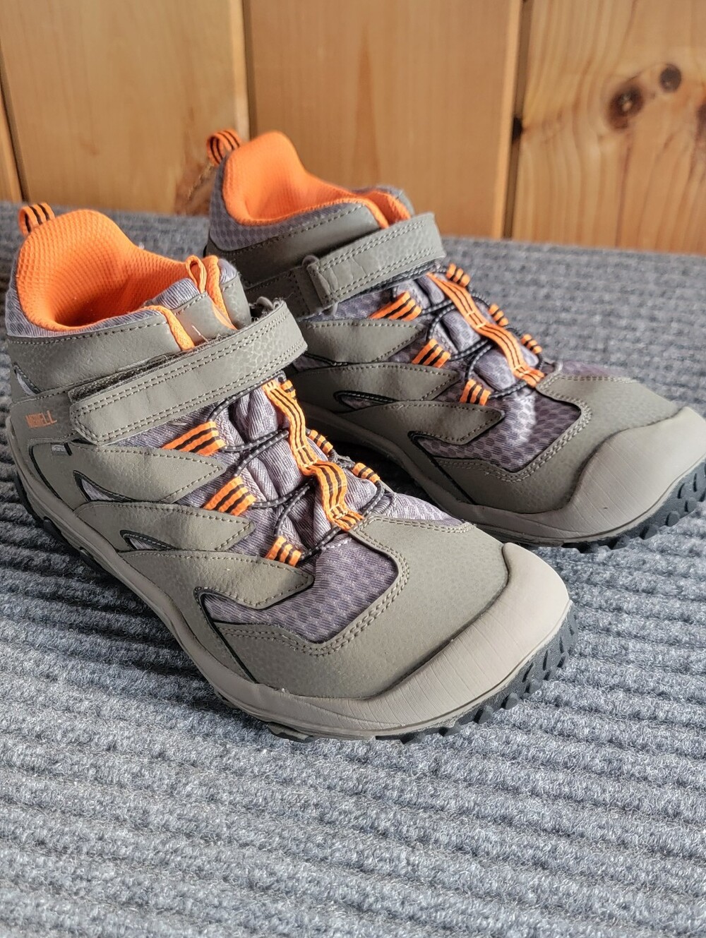 Merrell Kids' Chameleon 7 Access Mid Waterproof Hiking Boot Shoes